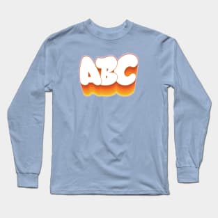 ABC Graffiti Bubble Lettering Long Sleeve T-Shirt